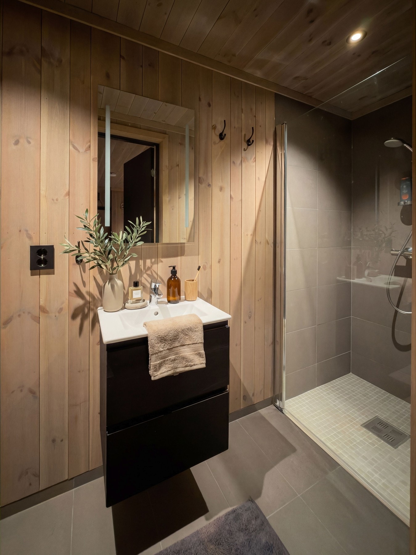 Bad/wc i anneks Galleribilde