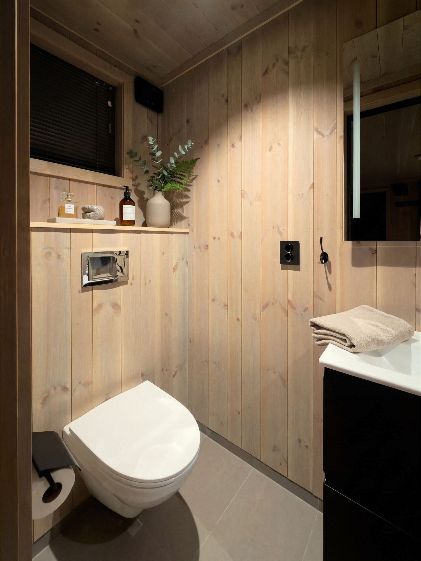 Bad/wc i anneks Galleribilde