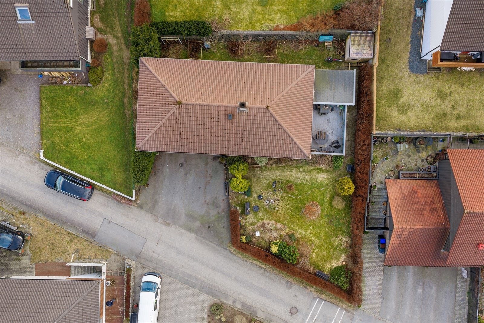 Oversiktsbilde av tomt Galleribilde