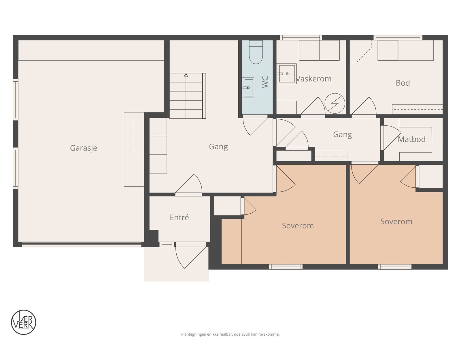 Plan første etasje. Galleribilde