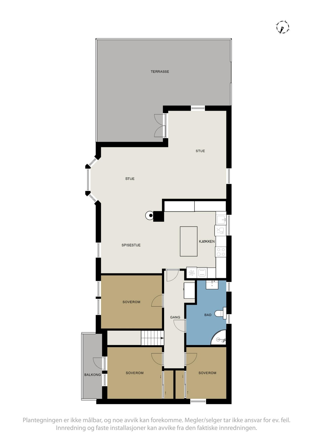 Planskisse 2. etasje Galleribilde