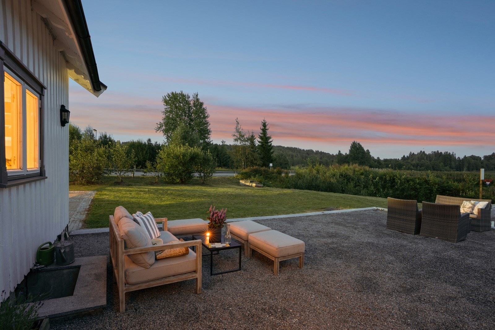 Her er det flere soner som egner seg for både opphold og lek Galleribilde