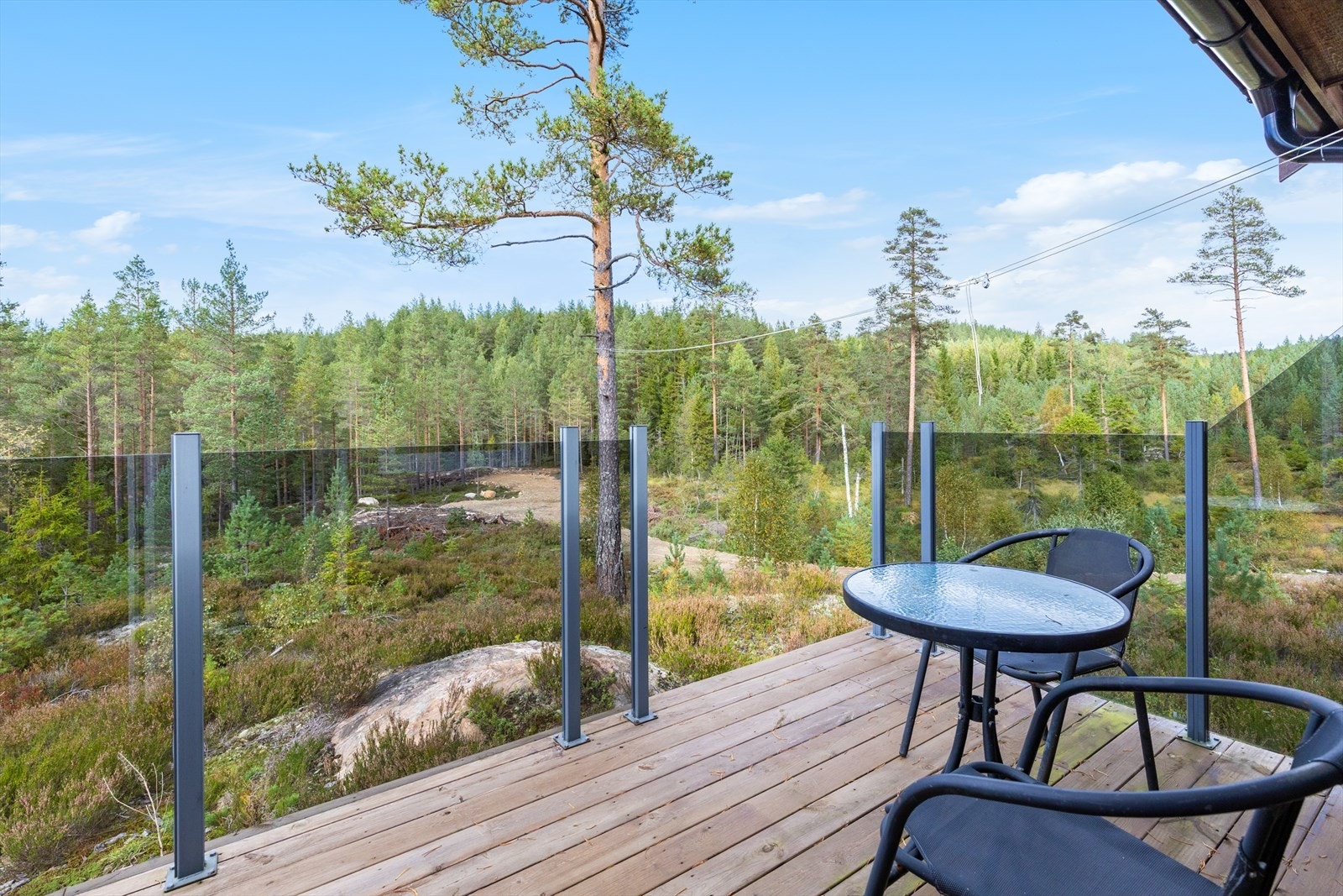 Utsikt fra terrasse ved soverom Galleribilde