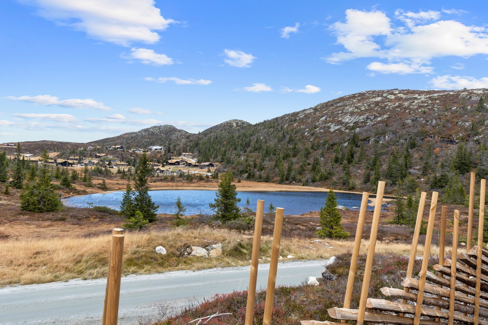 Utsikt mot Trondstjern og Vardefjell. Galleribilde