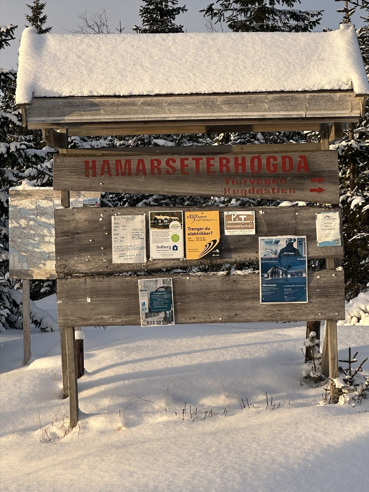 Velkommen til hyttefeltet Hammarseterhøgda. Galleribilde