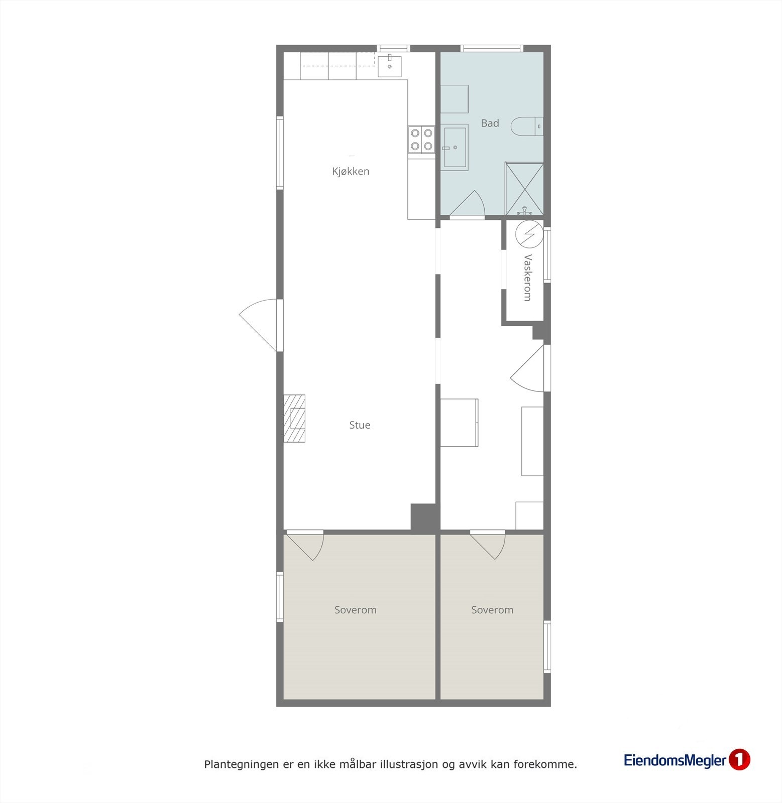 Planløysning på kjellar i dag (ikkje omsøkt eller godkjent) Galleribilde