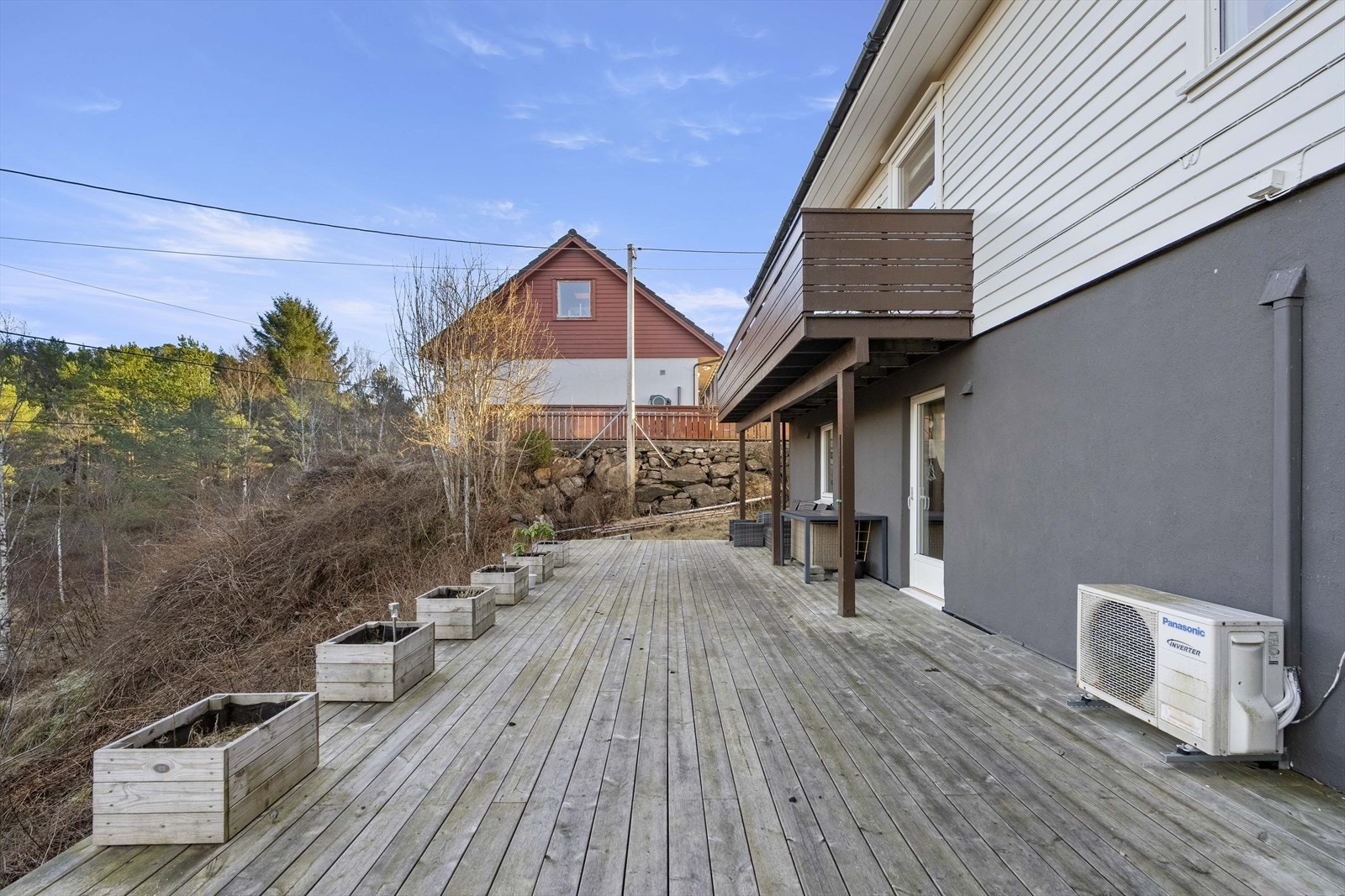 Stort terrasse på 52 m² Galleribilde