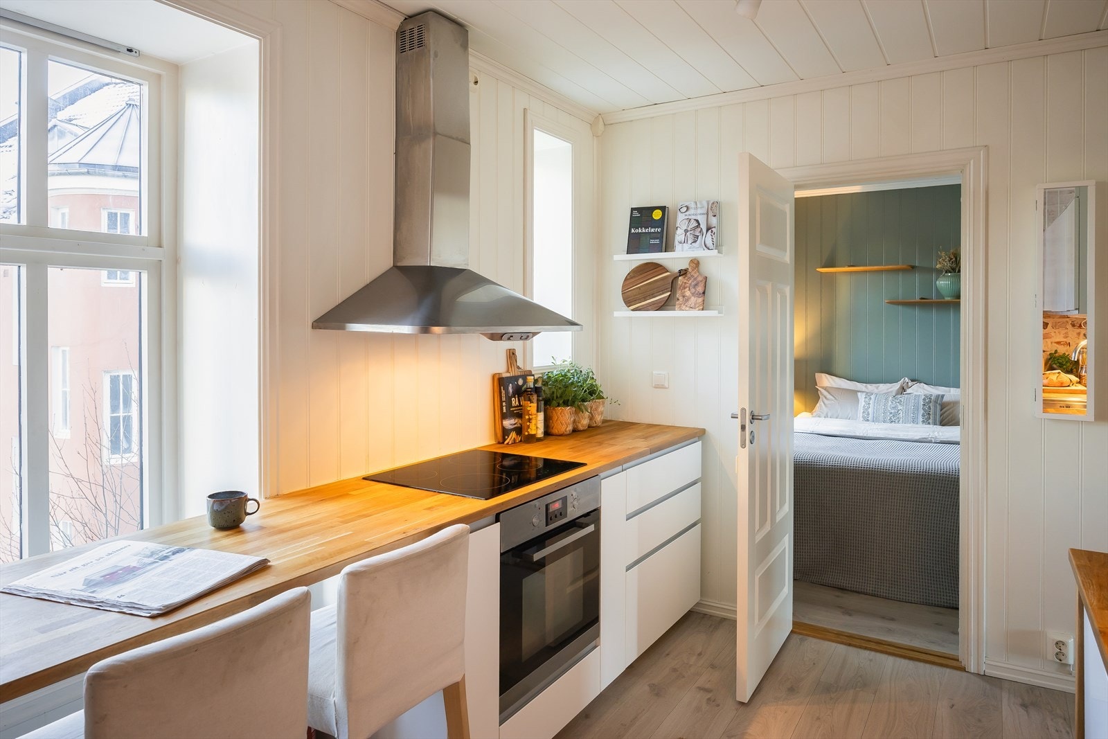 Det er etablert komfyrvakt over stekesonen. Galleribilde