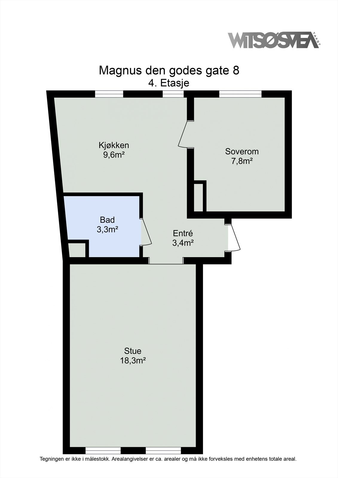 Planskisse 4. etasje. Galleribilde