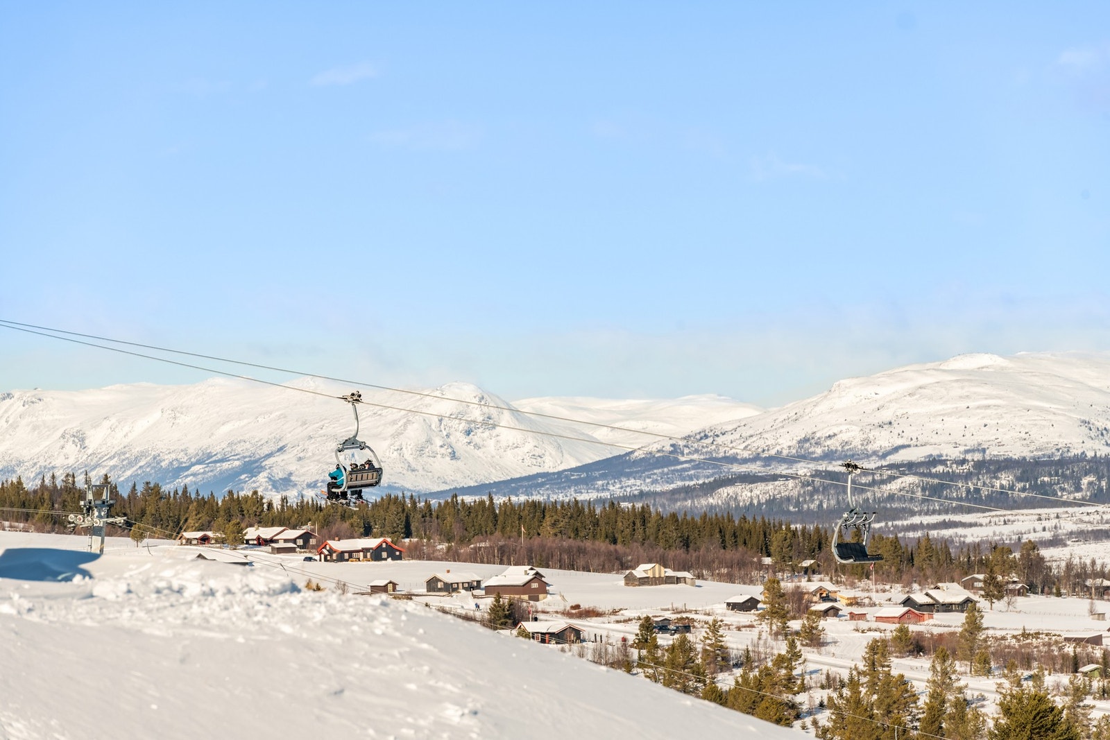 Det er kun en liten svipptur bort til Bualie Alpinsenter om man ønsker en dag i bakken. Galleribilde