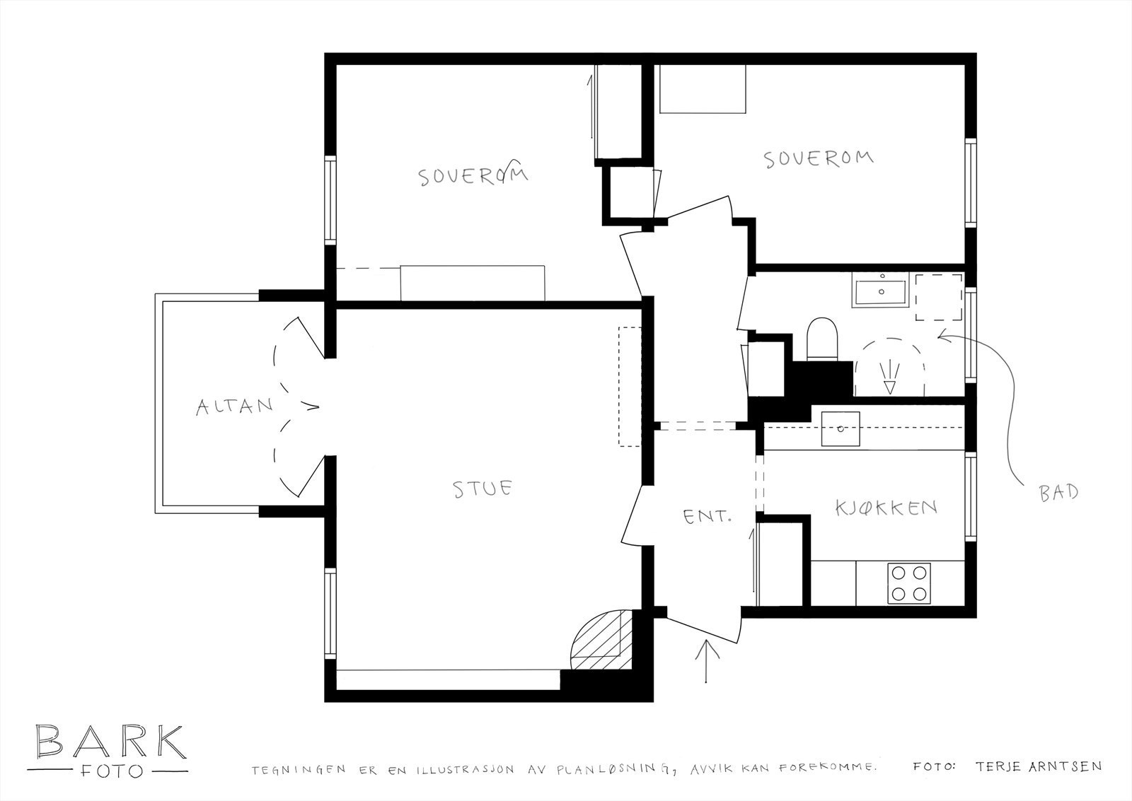 Plantegning Galleribilde