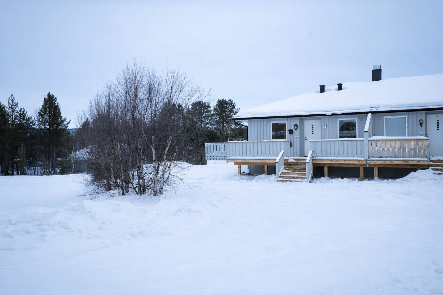 Inngang og mot takterrasse Galleribilde