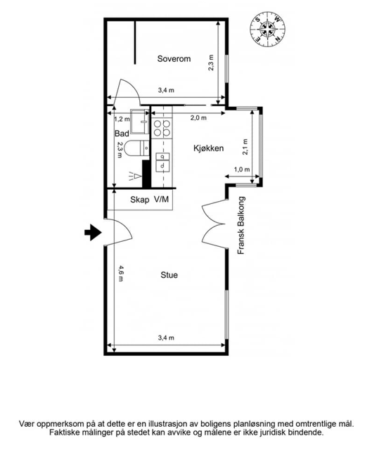 Plantegning Galleribilde