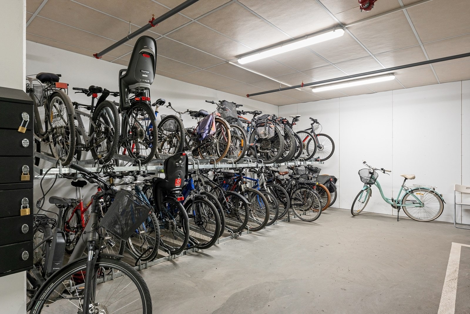 Sykkelparkering. Galleribilde