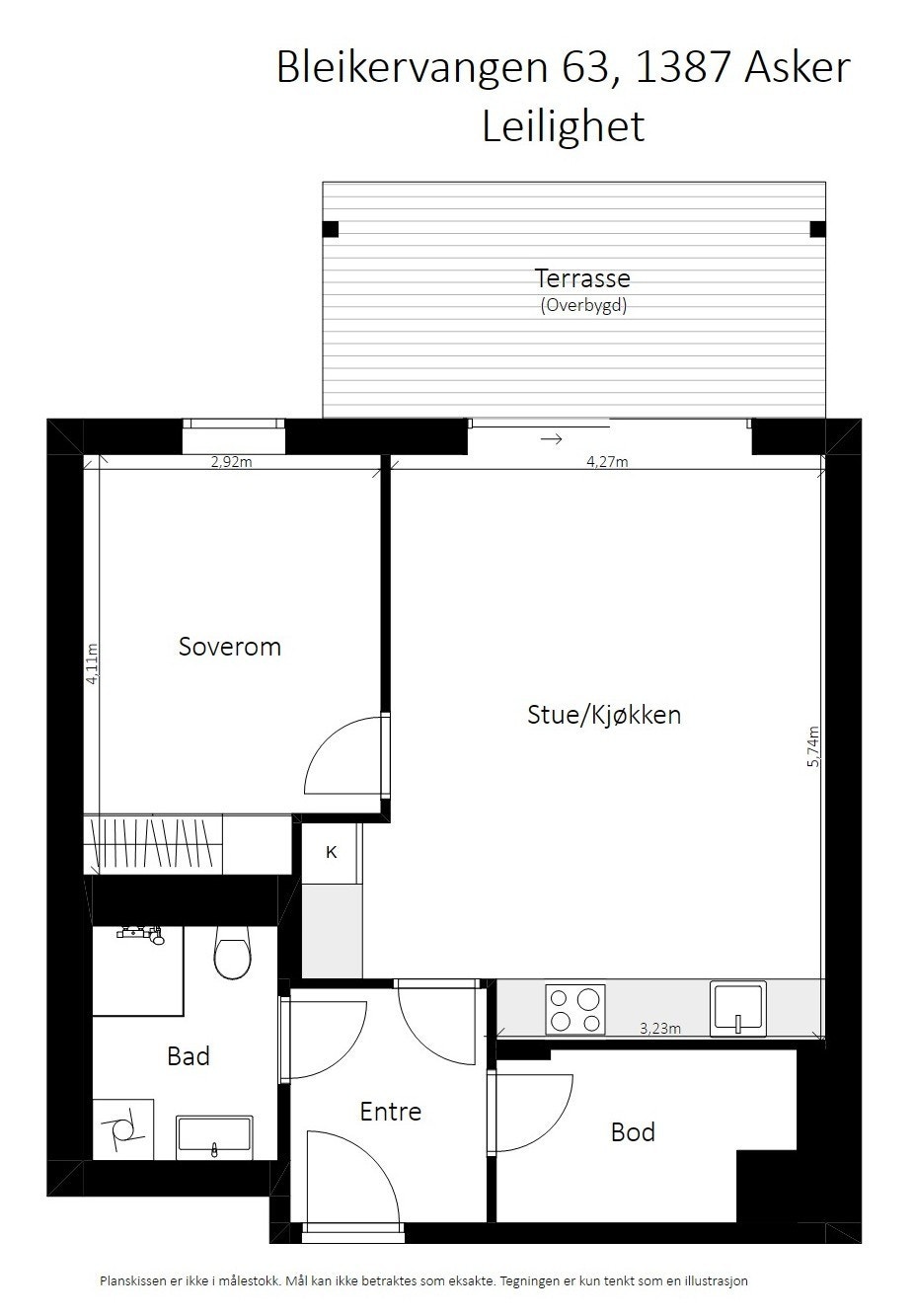 Plantegning. Galleribilde