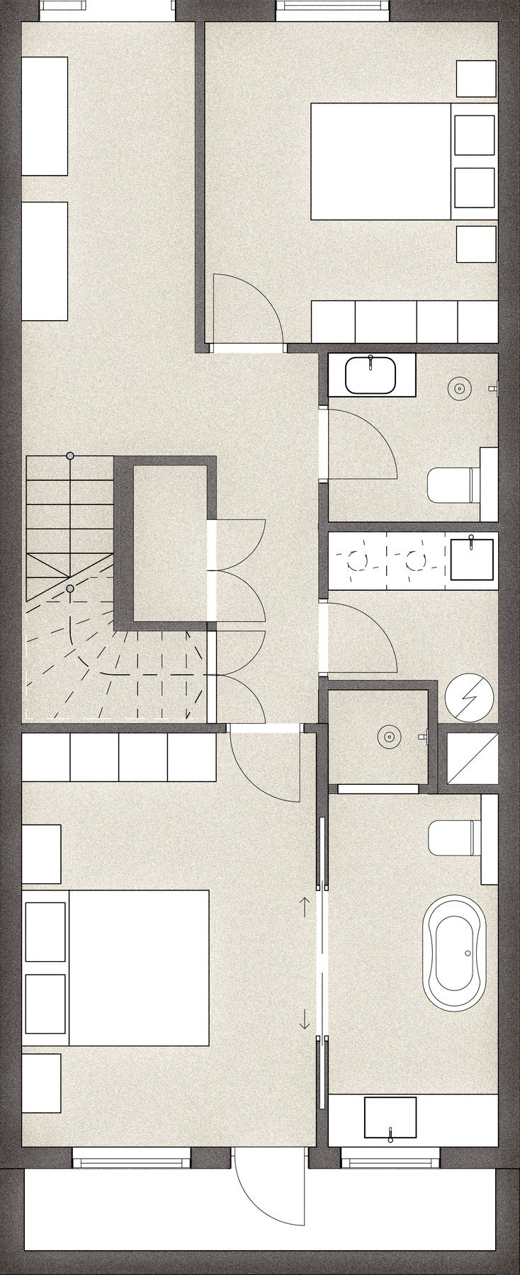 Plantegning 3 etasje. Galleribilde