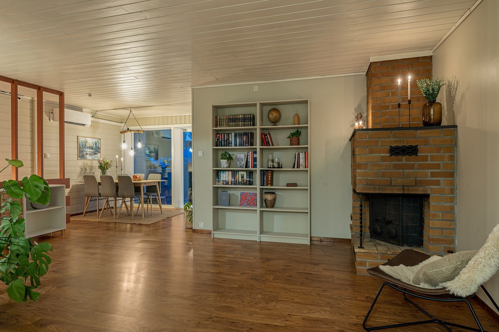 Koselig peis med ekstra kos og varme i vinterhalvåret Galleribilde