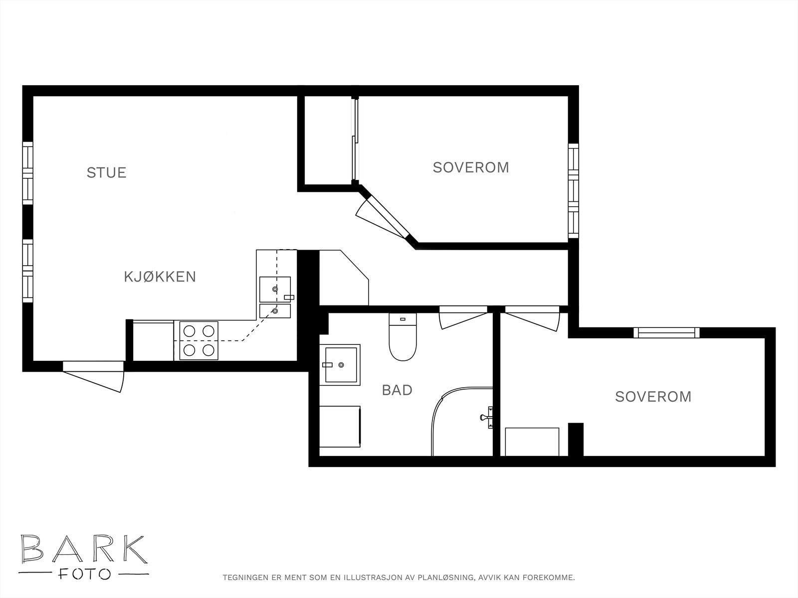 Plantegning Galleribilde