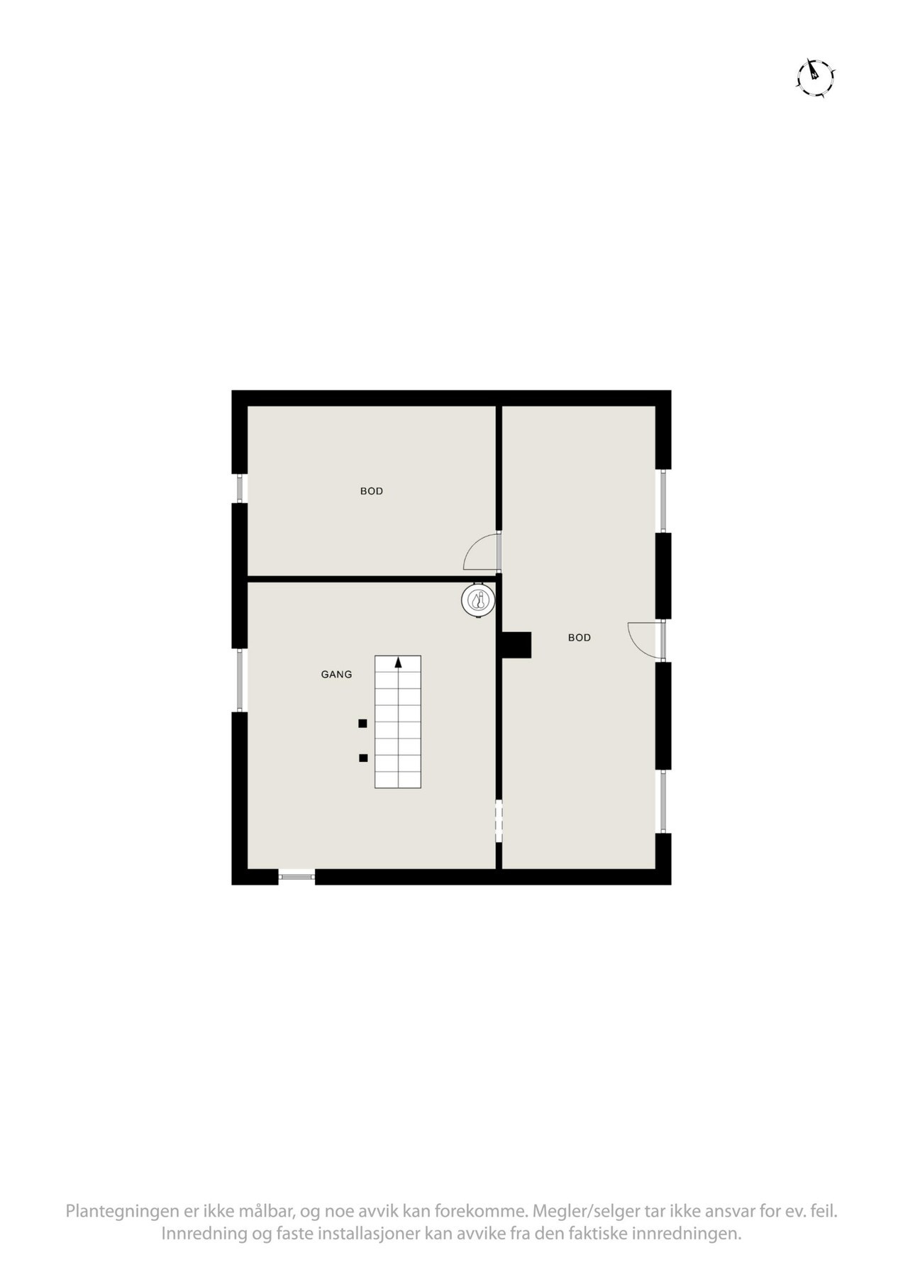 Plantegning kjeller Galleribilde