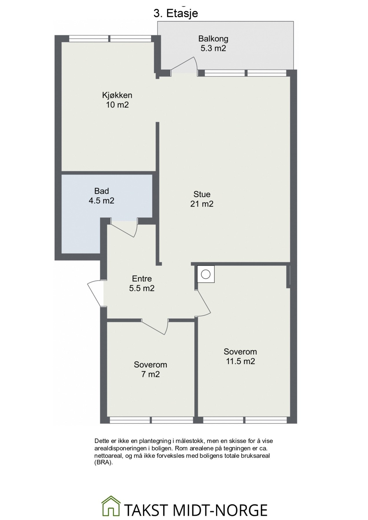 Planskisse Galleribilde