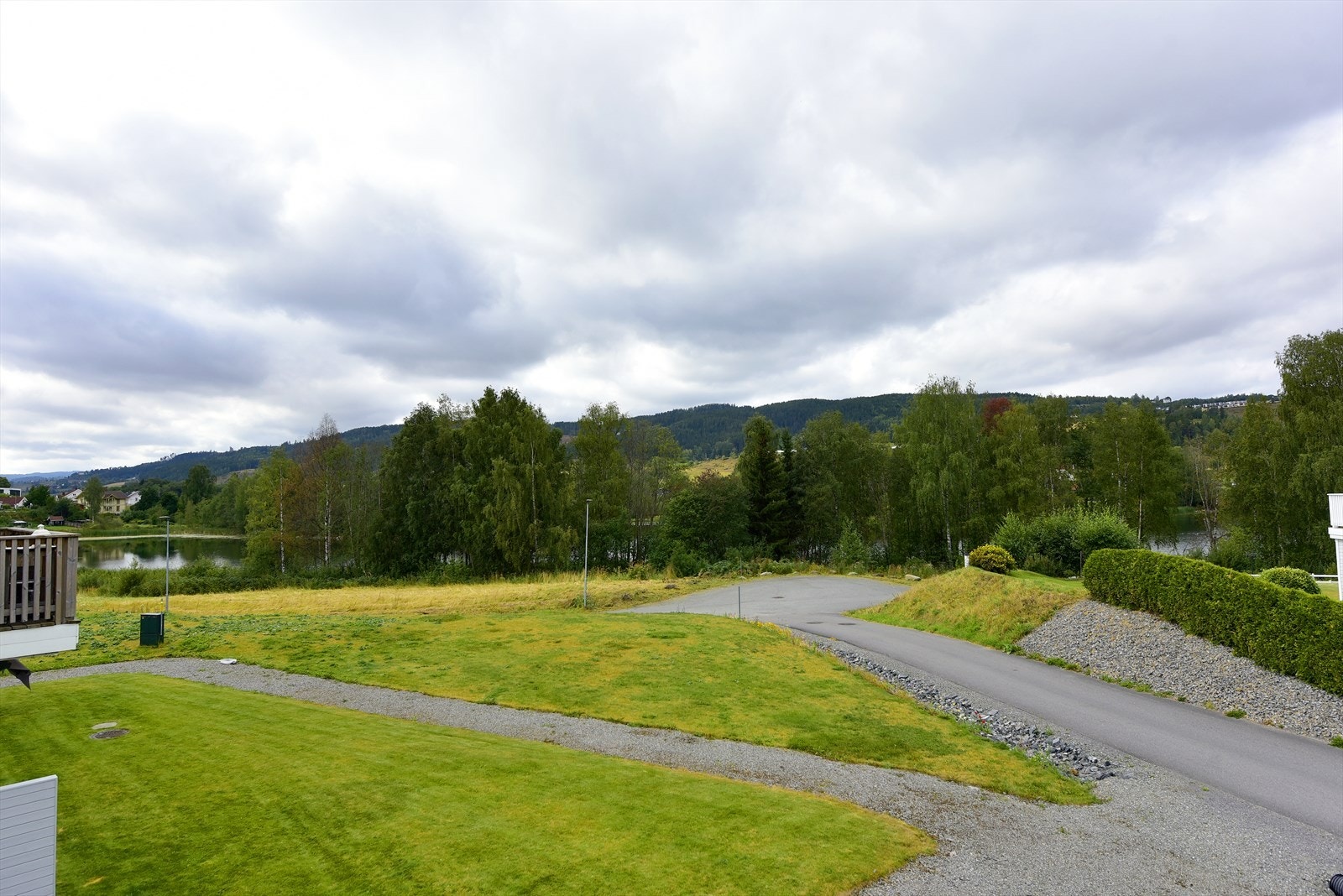 Sommerbilde av utsikten Galleribilde