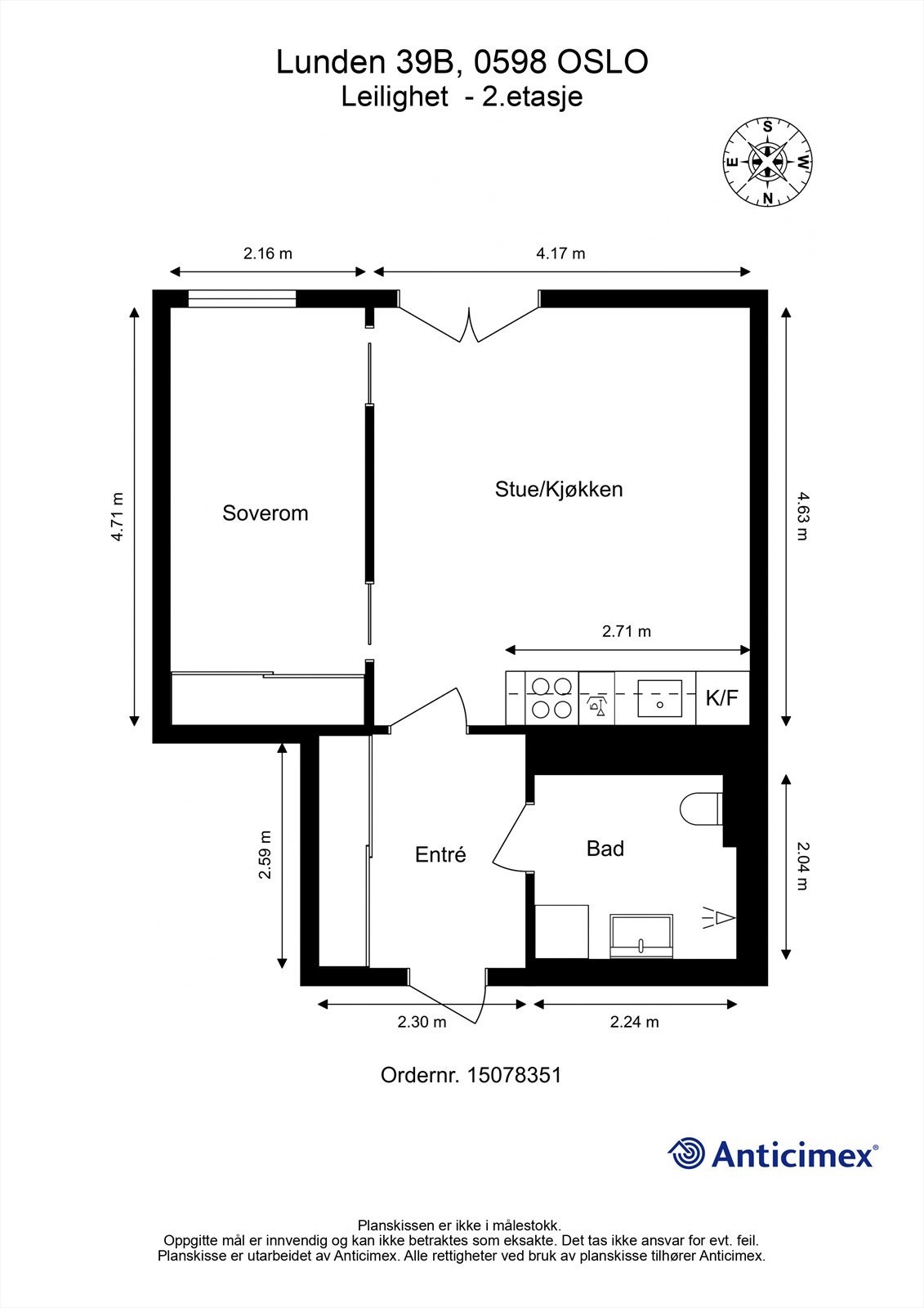 Plantegning Galleribilde