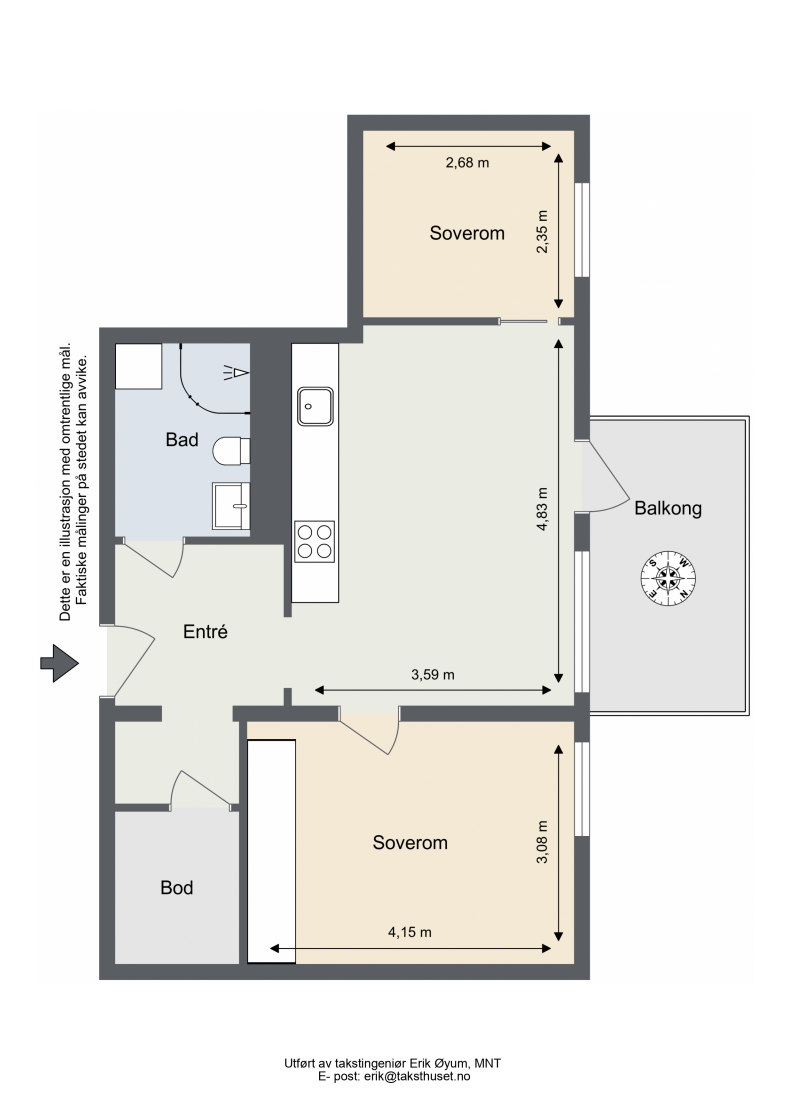 Planløsning. Galleribilde