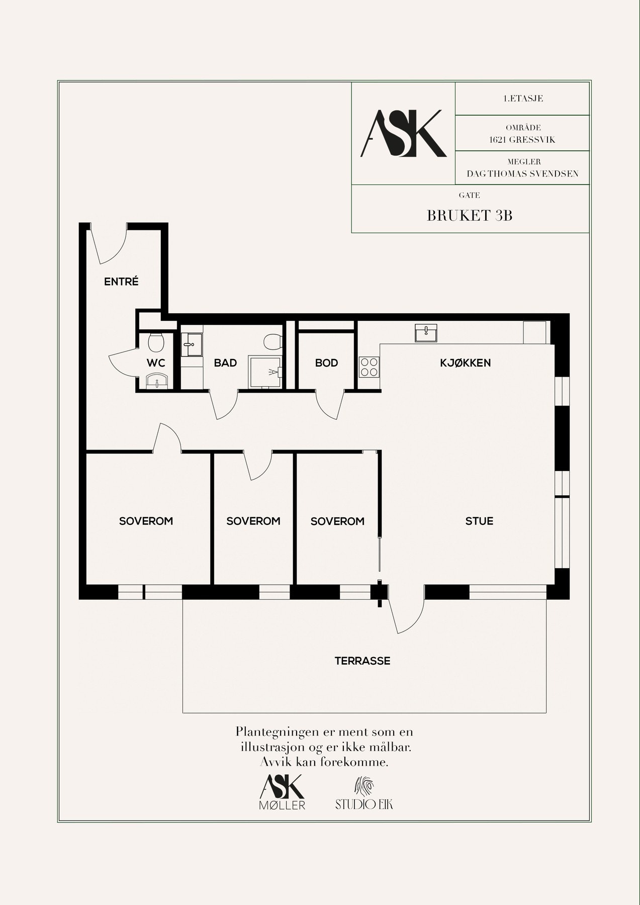 Plantegning Galleribilde