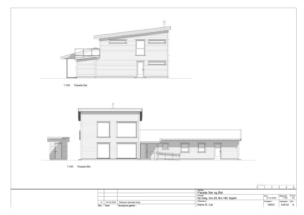 - Tegninger av eneboligen - Galleribilde