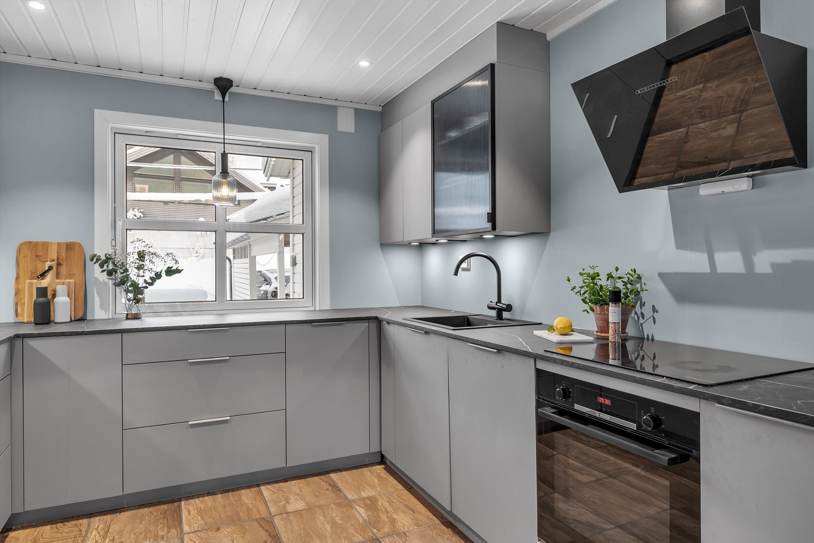 Moderne kjøkken. Galleribilde