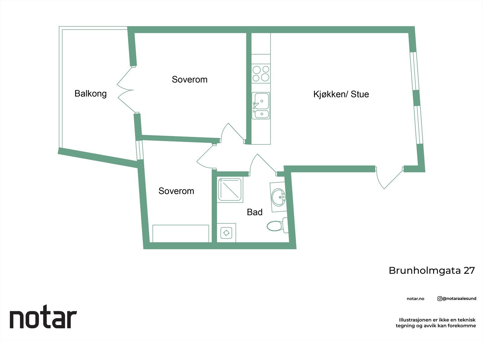 Planskisse Galleribilde