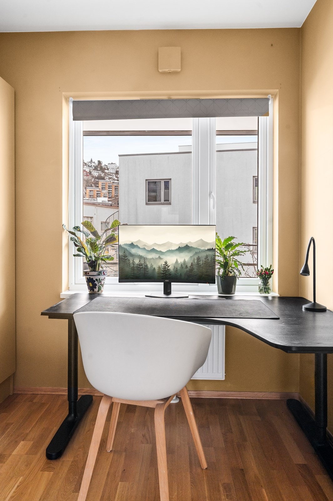 Her går dagene på hjemmekontor som en lek. Galleribilde