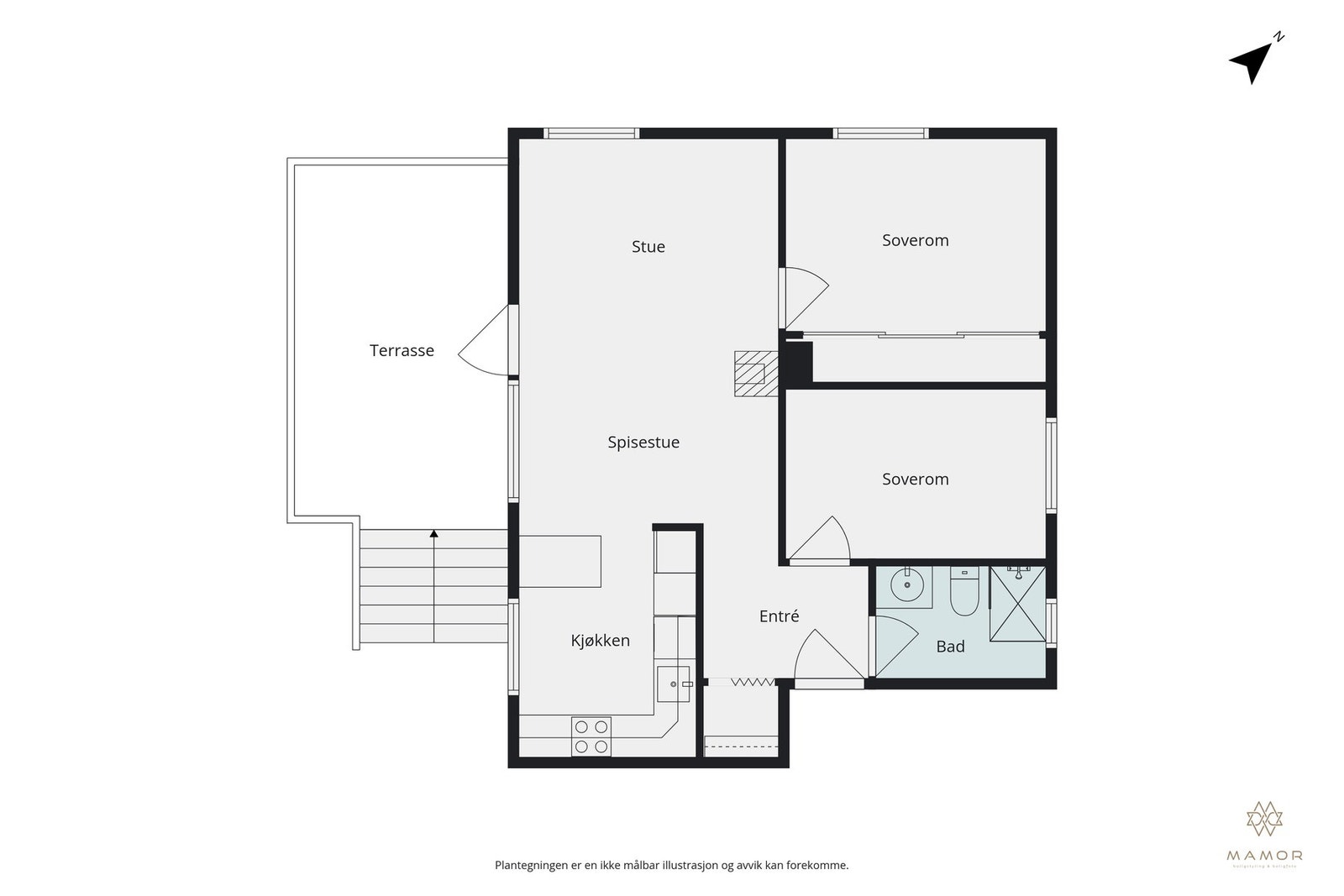 Plantegning - 1. etasje Galleribilde