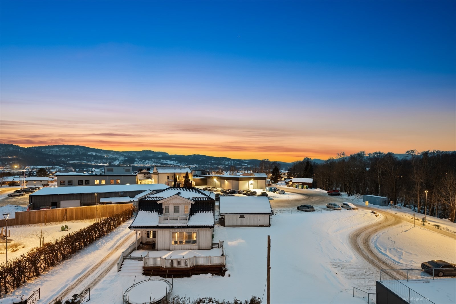 Her har du solen til sent på kveld. Galleribilde