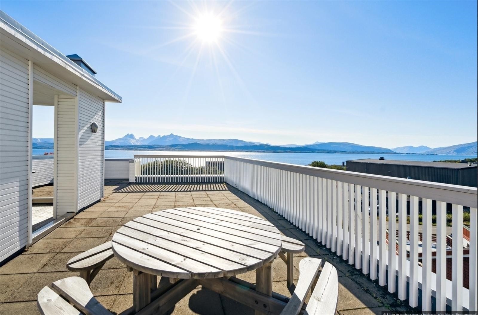 Felles takterrasse. Galleribilde