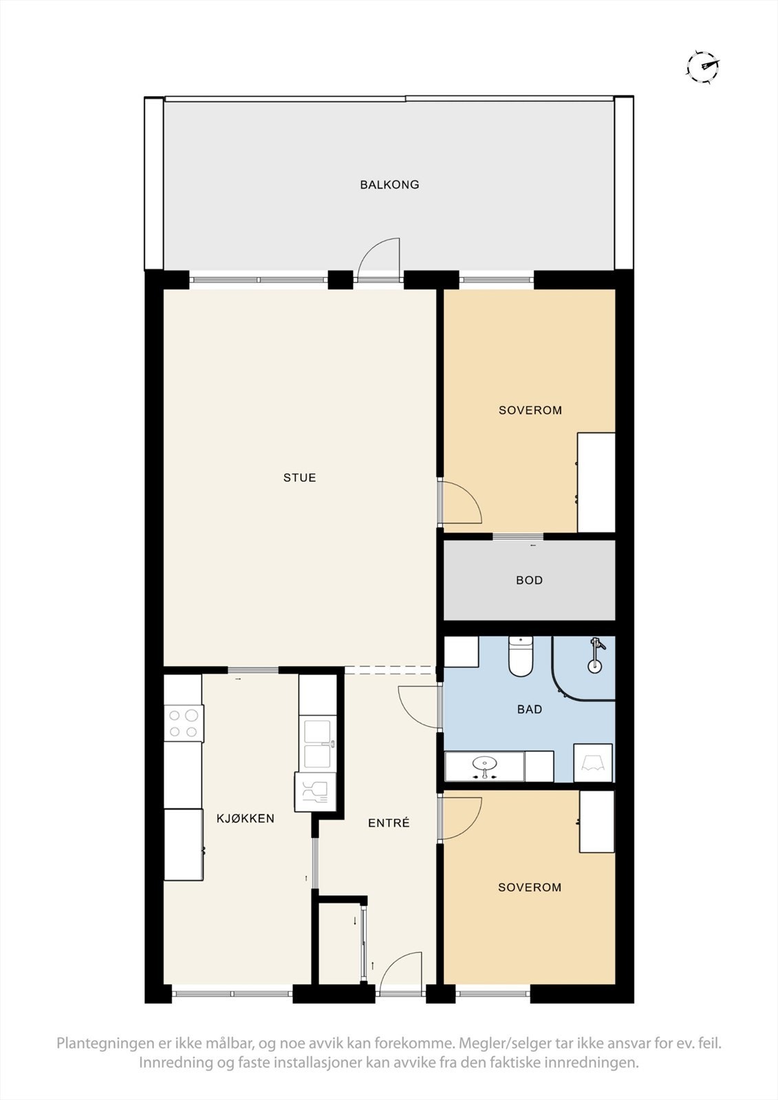 Plantegning Galleribilde