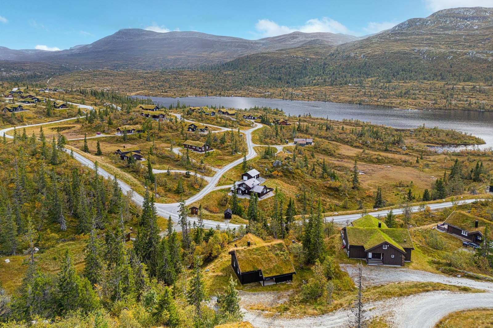 Meget god intern beliggenhet i feltet i enden, på et høydedrag, omkranset av friarealer Galleribilde