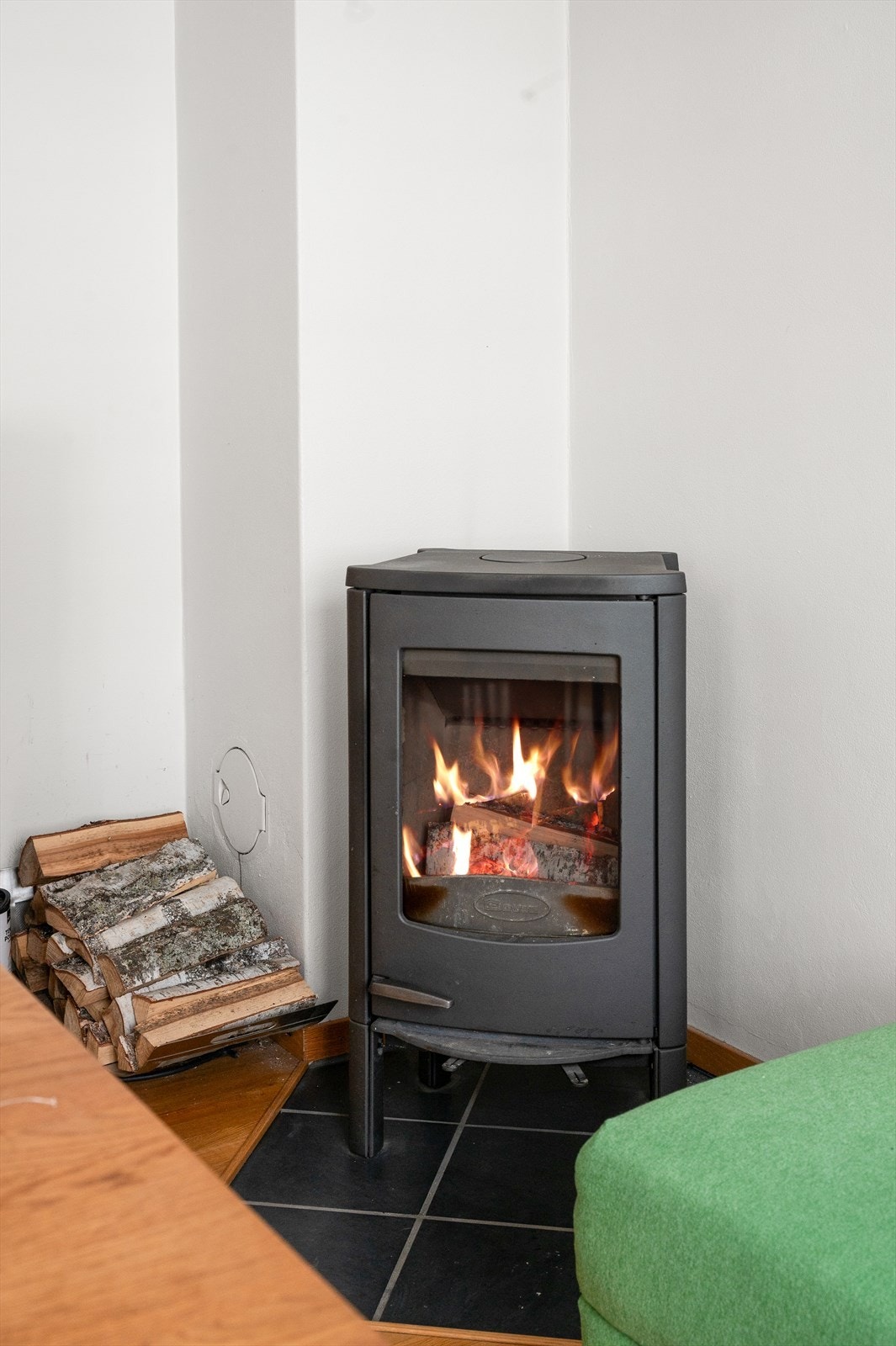 Peis varmer godt i de kalde månedene. Galleribilde