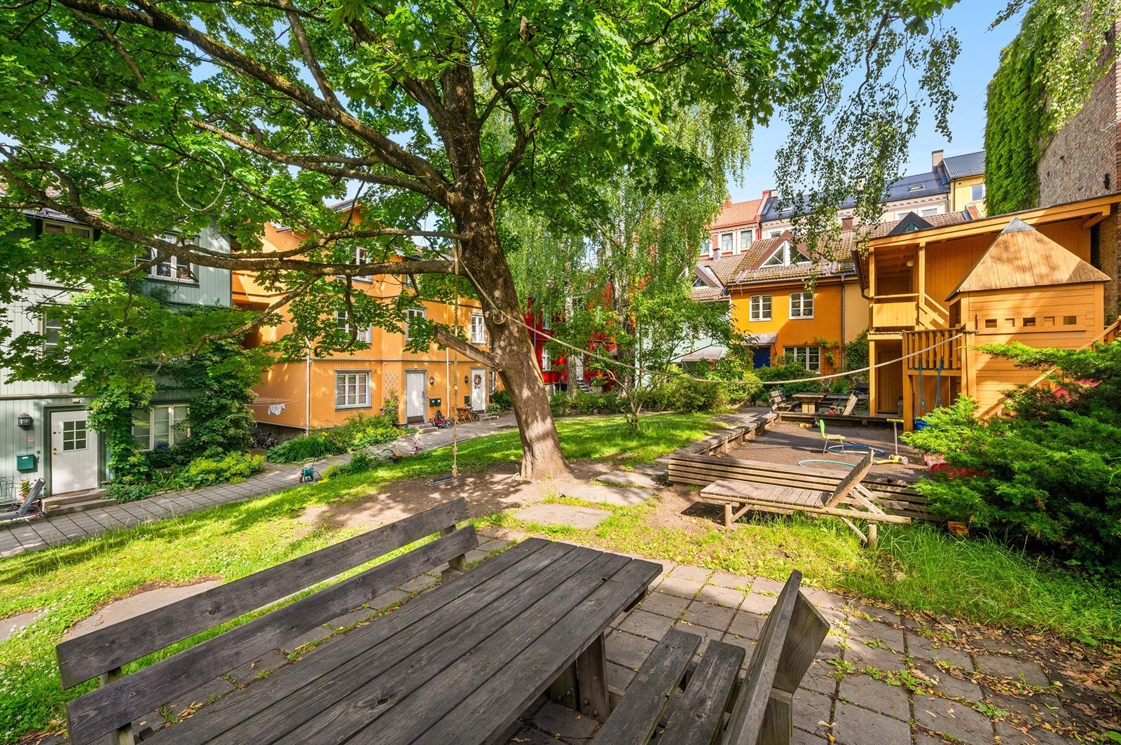 Et levende og populært boligområde med et sterkt lokalmiljø og høy bokvalitet. Galleribilde