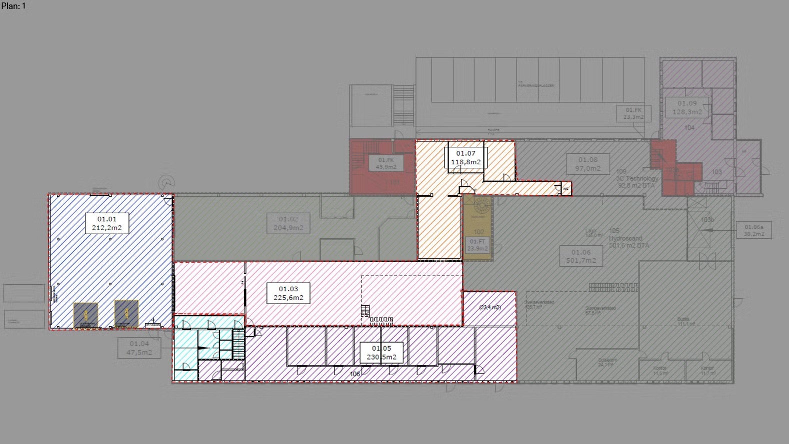 Plan: 1 Galleribilde