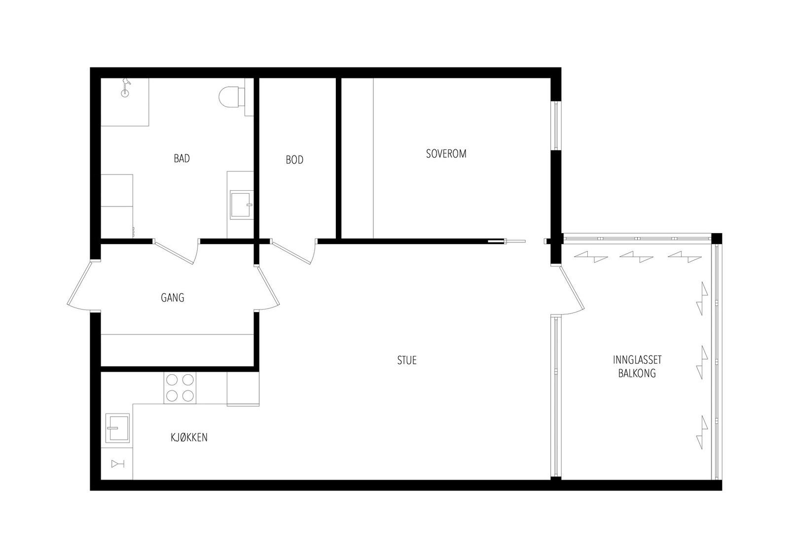 Plantegning. Galleribilde