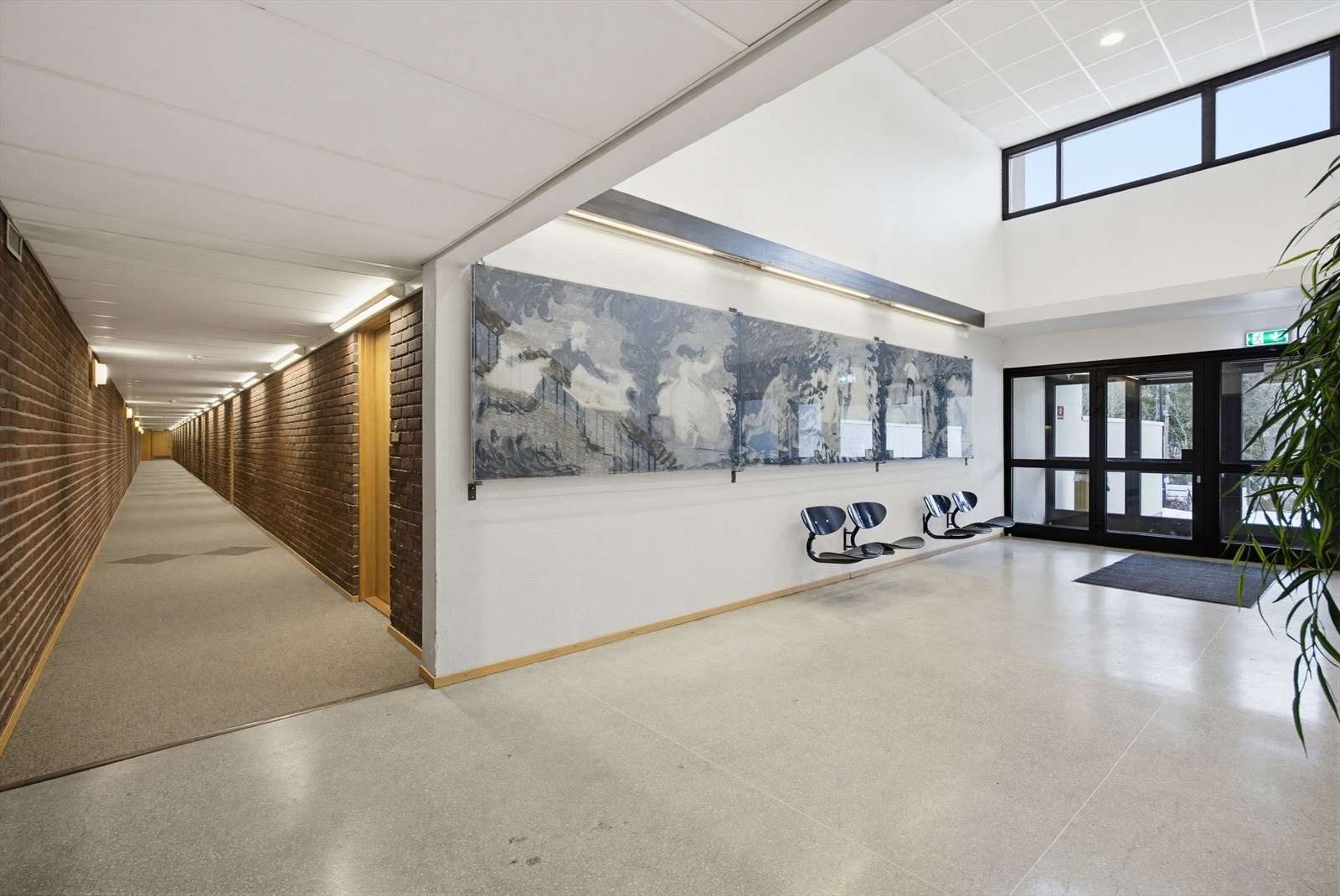 Pent opparbeidet fellesareal Galleribilde