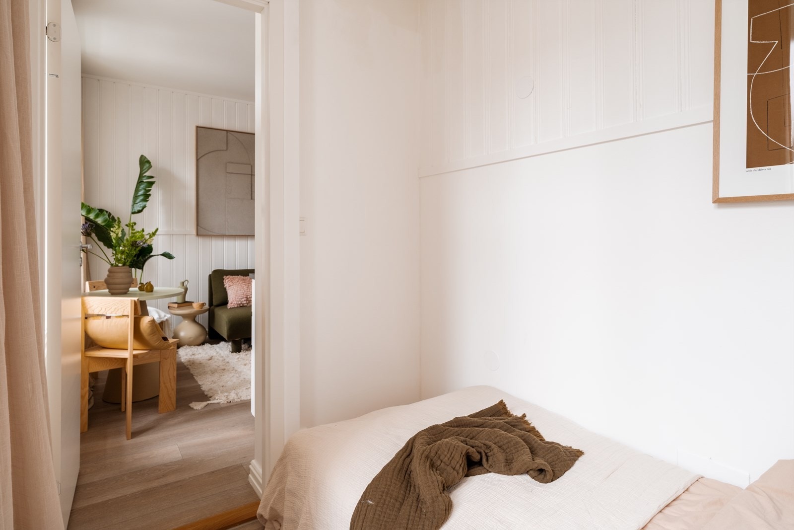 Videre inn til soverommet. Galleribilde