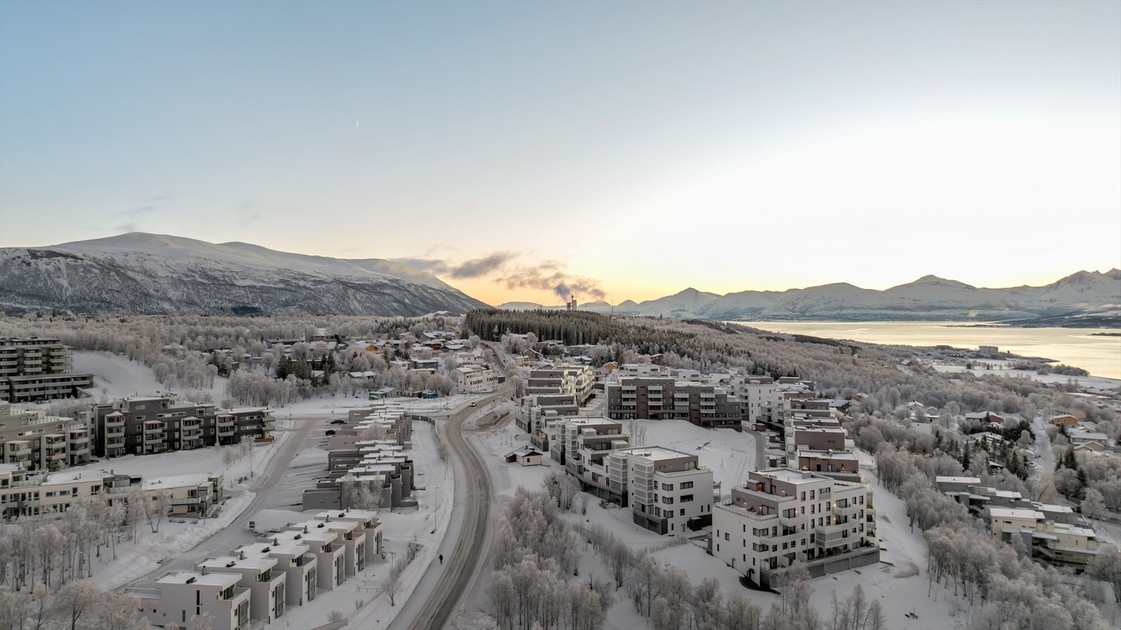 Kort veg til lysløypa! Galleribilde