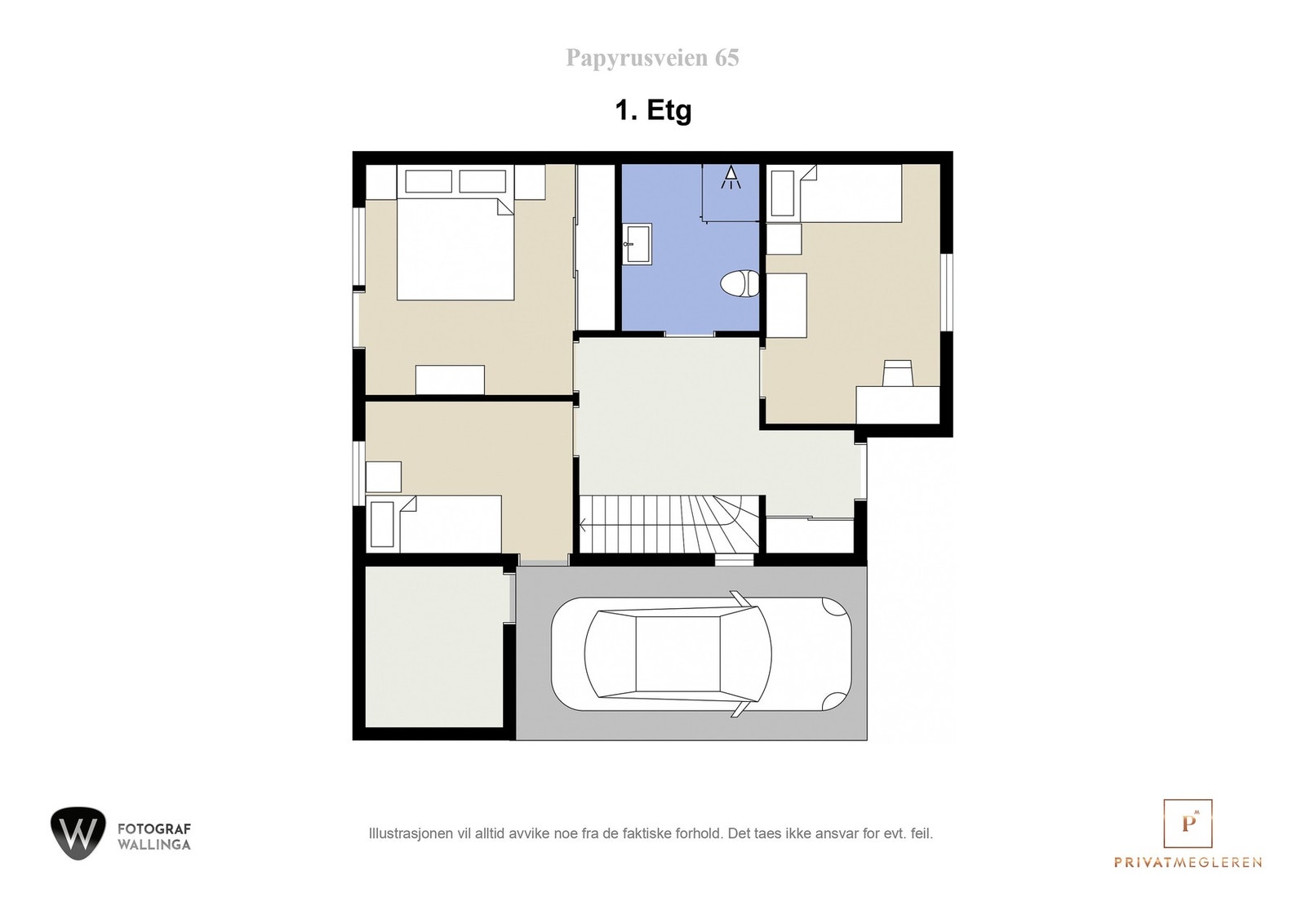 Plantegning første etasje. Galleribilde