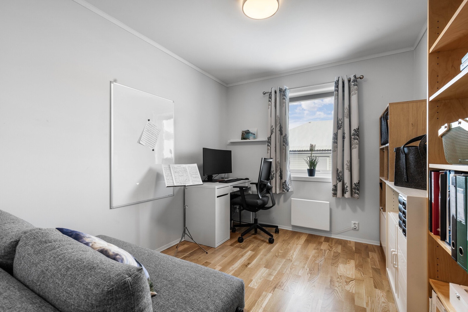 Det tredje soverommet har også plass til garderobeskap. Galleribilde