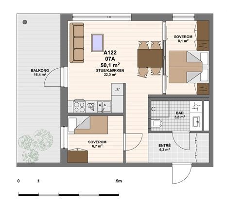 Plantegning Galleribilde