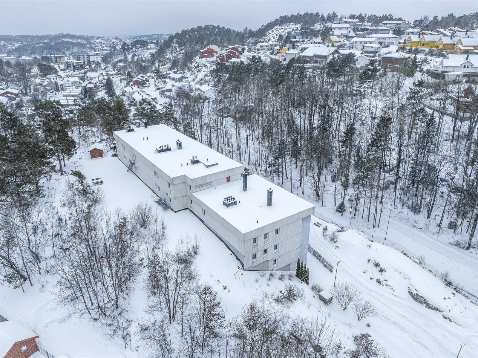 Hyggelig boområde med flotte turområder og lysløype Galleribilde