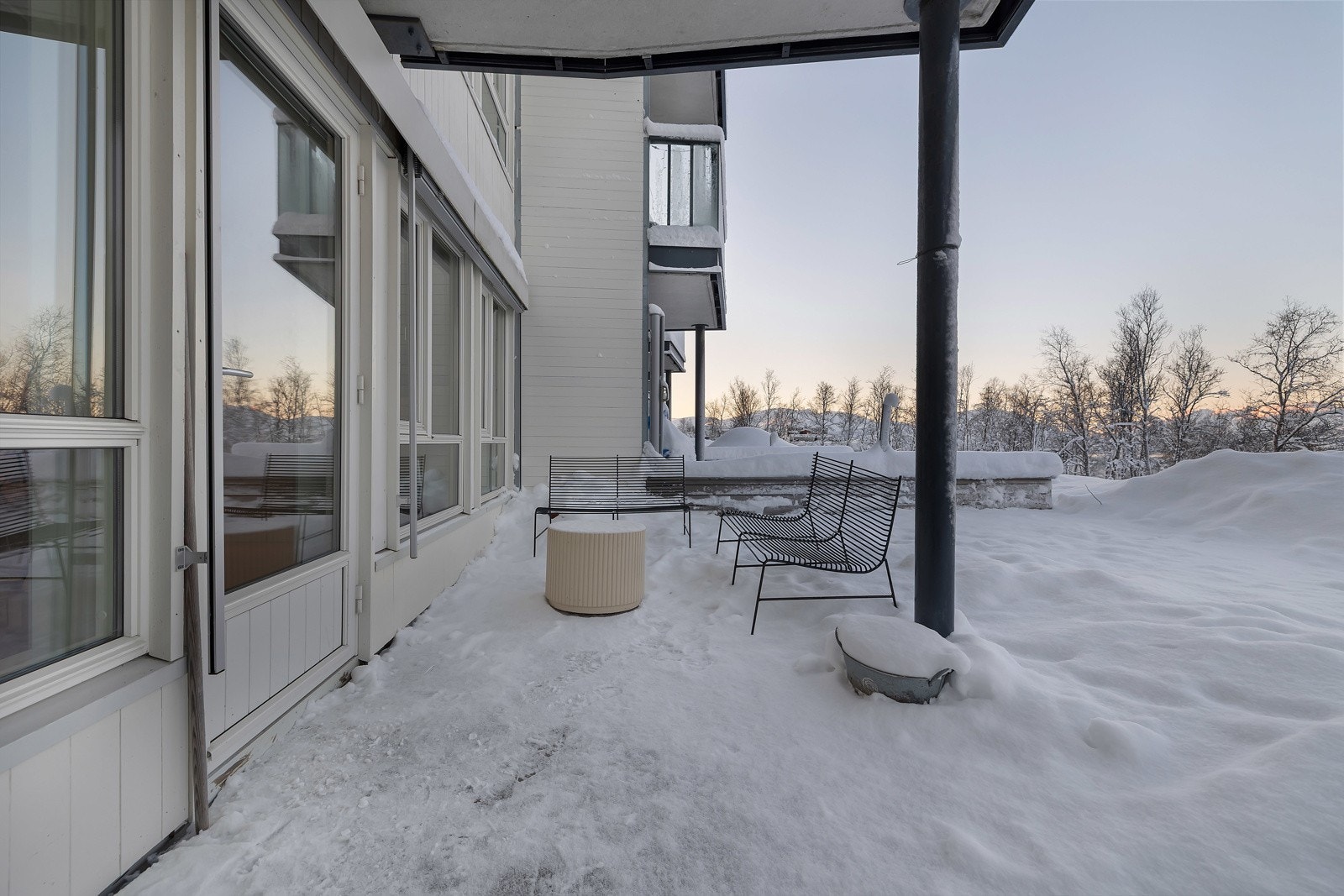 Draugen 101 byr på en fin uteplass Galleribilde