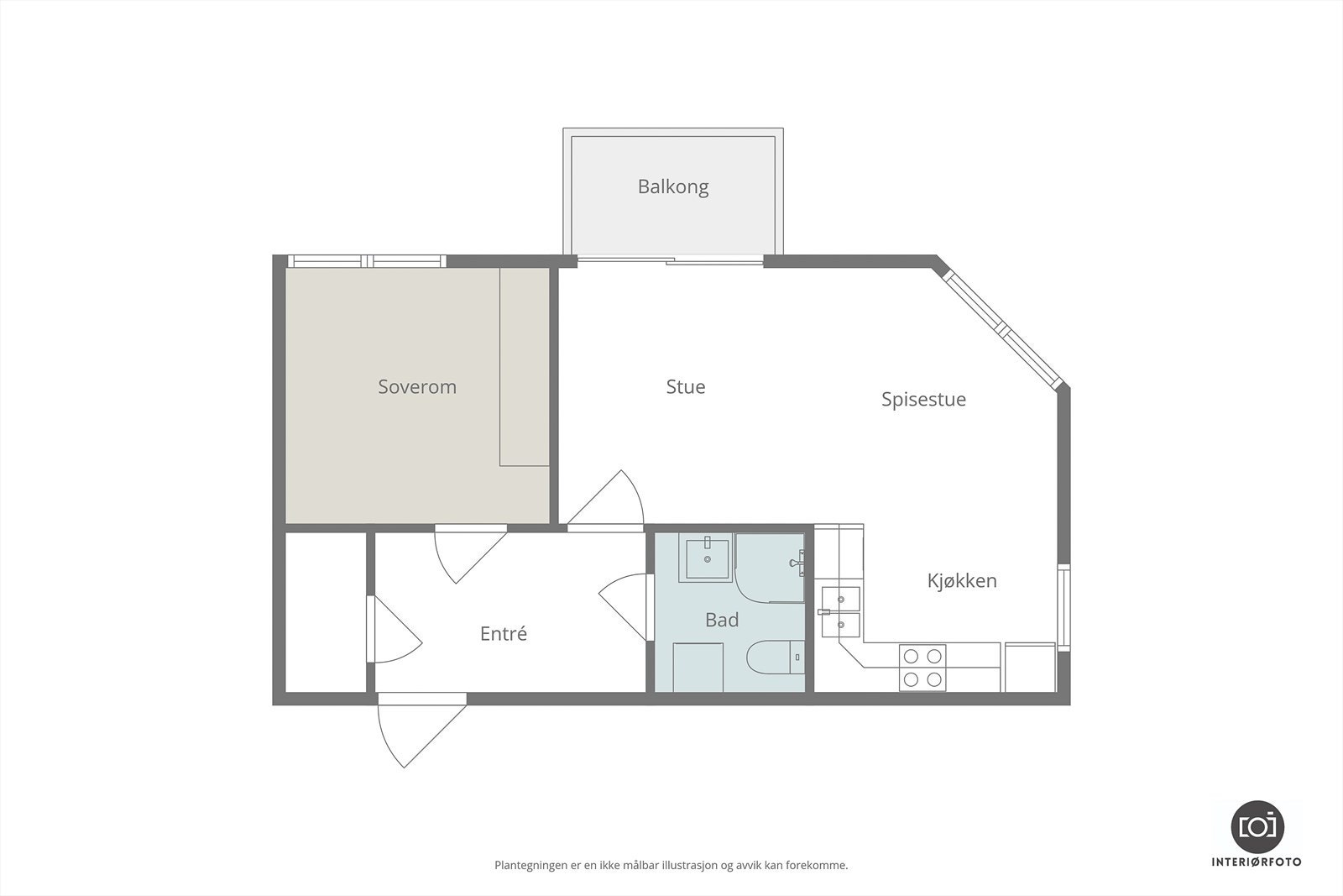 Plantegning Galleribilde